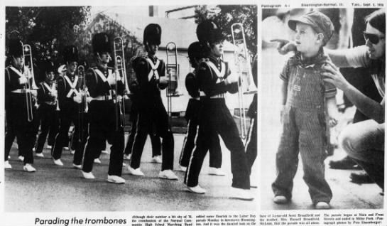 Parading the trombones
